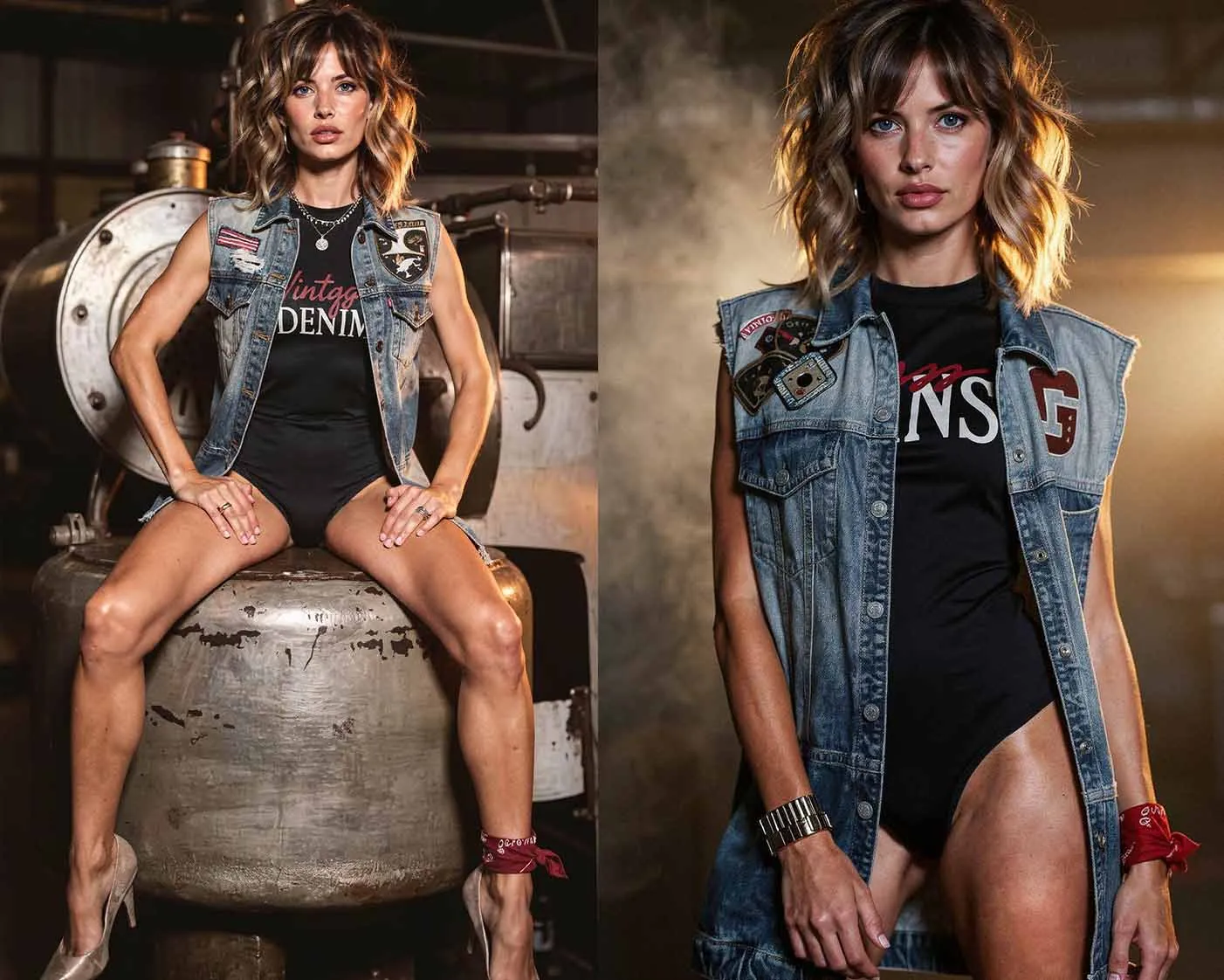 Ghost Studio Campaign Outputs — risultati finali campagna AI moda con immagini editoriali professionali