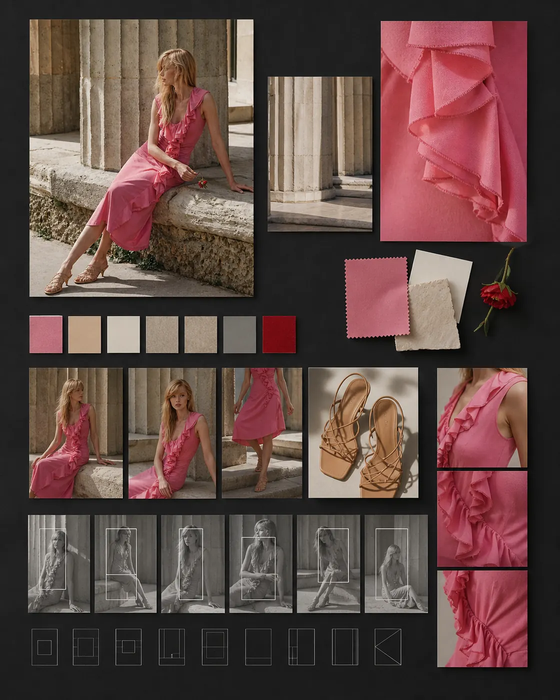 Visual Direction — luce, palette, styling e inquadrature
